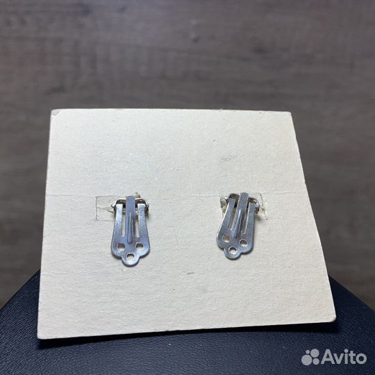 Винтажные Серьги Клипсы Чехословакия Ретро