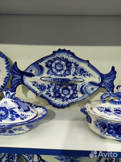 Фарфоровая посуда Гжель