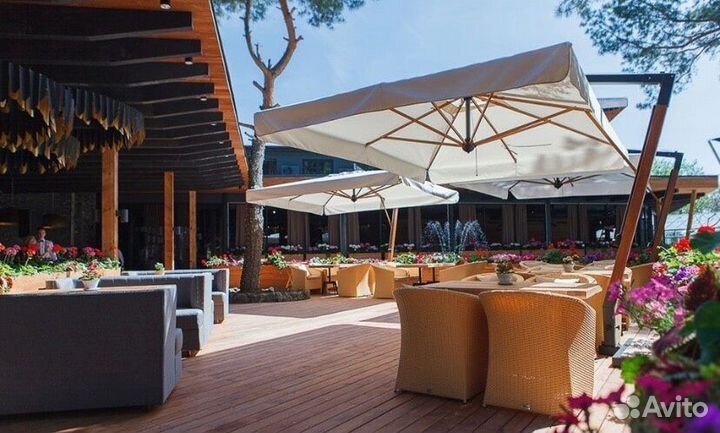 Зонт для кафе усиленный от производителя