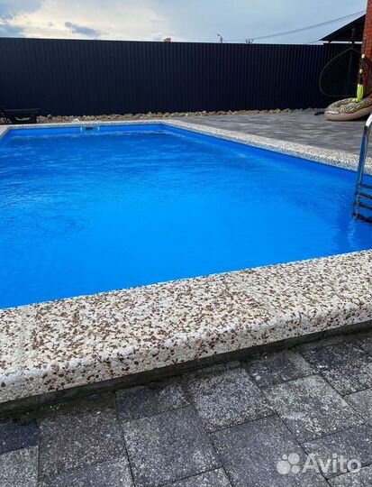 Бассейн чаша с лестницей 4м*3м*1,5м