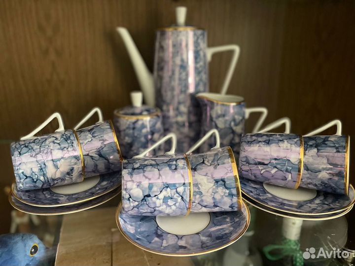 Кофейный сервиз Walbrzych, Фарфор