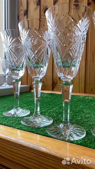 Фужеры хрустальные СССР Большие