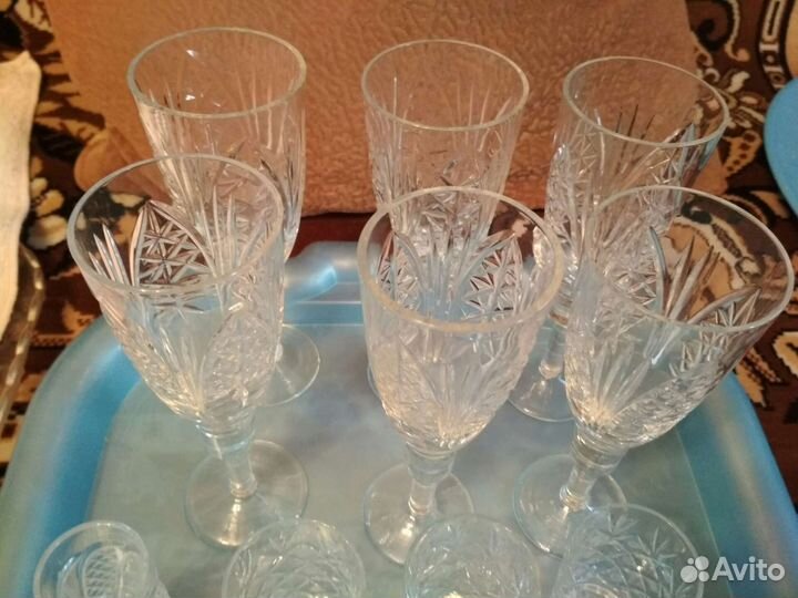 Рюмки хрустальные СССР