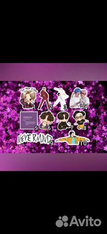 Стикеры к-поп поштучно