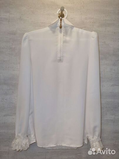 Кружевная блузка для школы