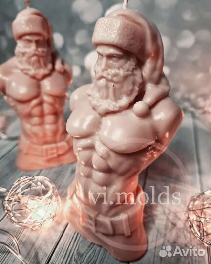 Силиконовая форма Санта (дед мороз)