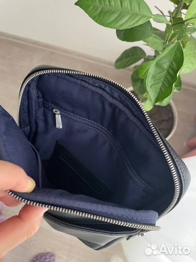 Сумка Lacoste мужская (натуральная кожа)