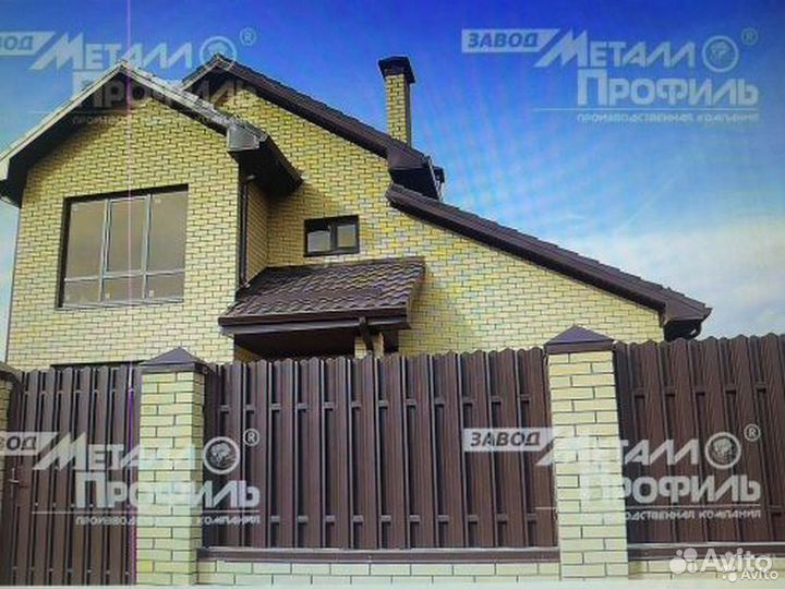 Штакетник металлический