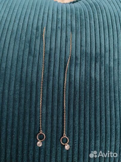 Серьги серебряные