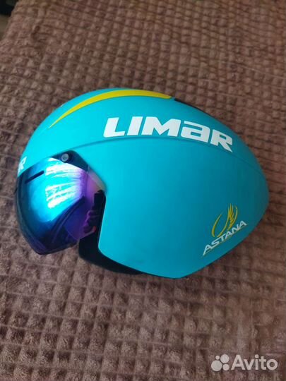 Шлем велосипедный тт для раздельного старта limar