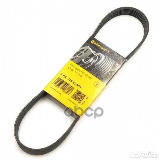 Ремень поликлиновой LADA vesta contitech 6PK778