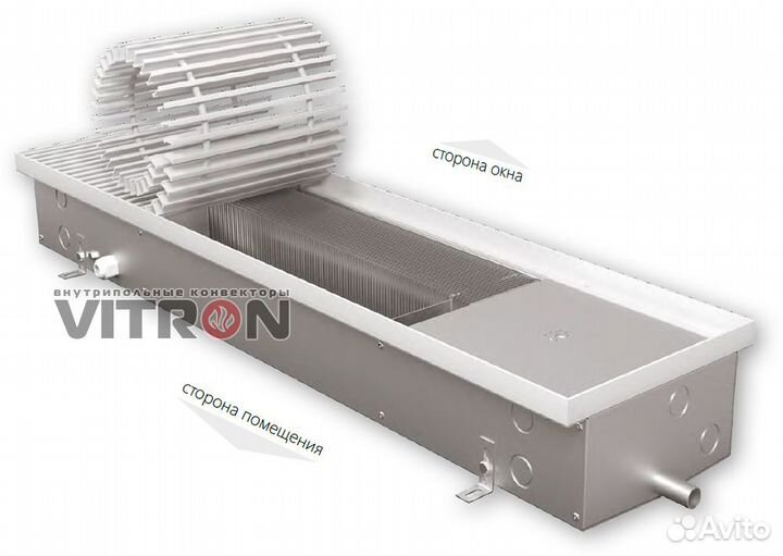 Конвекторы в пол тепло-холод Vitron
