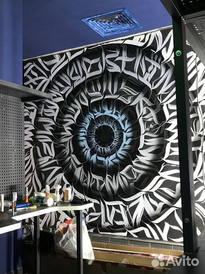 Роспись стен/Граффити/Художественное оформление