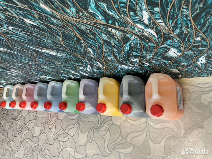 Краска для щебня (комплект образцов + технология)