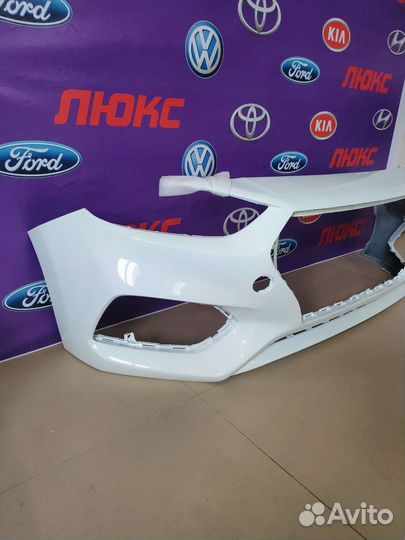 Бампер Hyundai Solaris (2017-2020) Белый