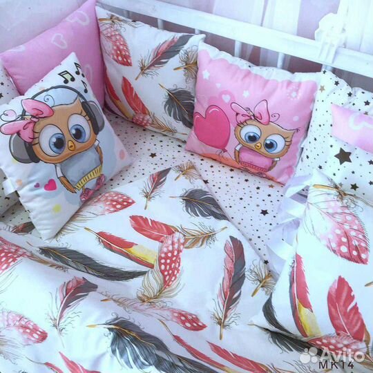 Бортики в кроватку