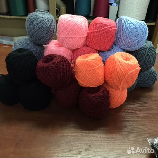 Пряжа для вязания, пряжа в клубочках, клубочки