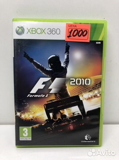 Диск F1 2010 для Xbox 360