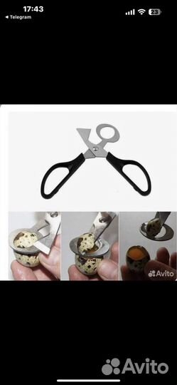 Ножницы для перепелиных яиц