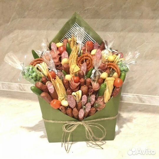 Мужские букеты съедобные