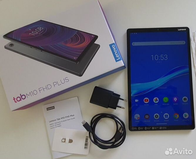 Планшет Lenovo Tab M10 Plus TB-X606F 64 гб серебро
