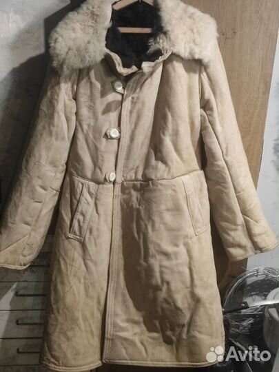 Полушубок из овчины армейский