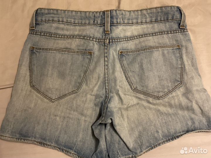 Джинсовые шорты zara 34