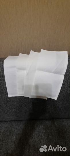 Салфетки 100 лен 4 шт новые