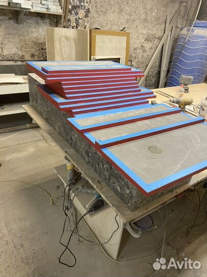 Изготовление ступеней из керамогранита