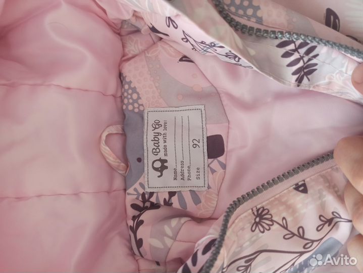 Куртка для девочки 92