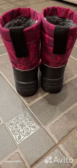 Сапожки зимние для девочки