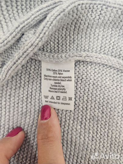 Вязаный костюм детский 3-6 мес