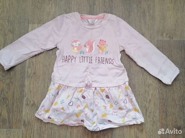 Вещи на девочку 92см пакетом