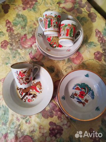 Сервиз детский СССР (новый)