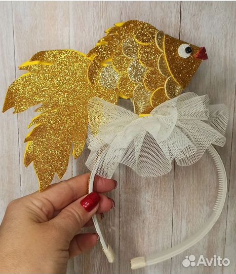 Ободок на голову к костюму 