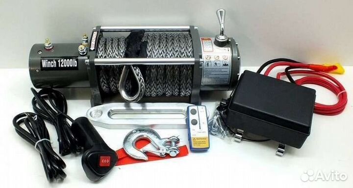 Лебедка Electric Winch 12000 / кевлар