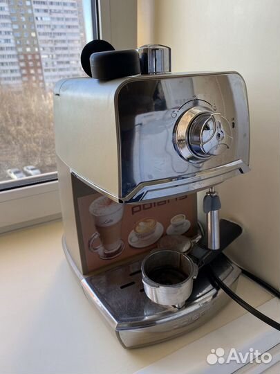 Кофеварка рожковая polaris