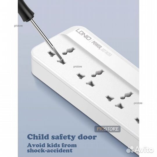 Универсальный сетевой фильтр с USB Xiaomi Ldnio