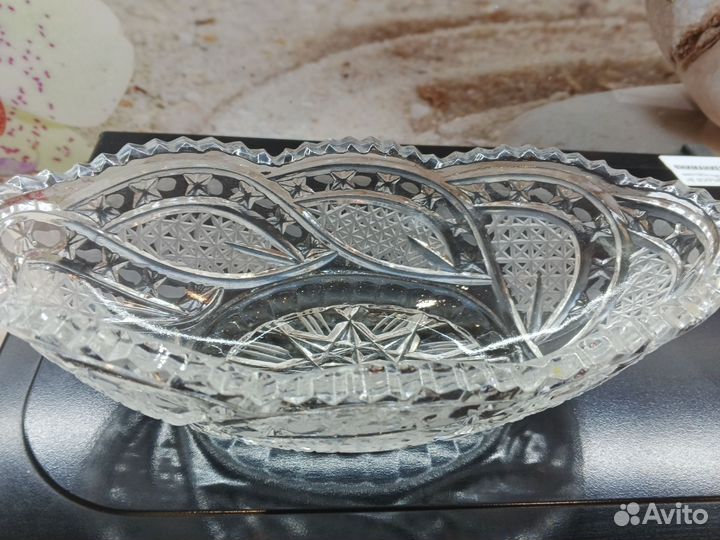 Салатник хрустальный СССР