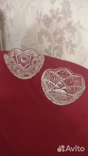 Ваза хрустальная