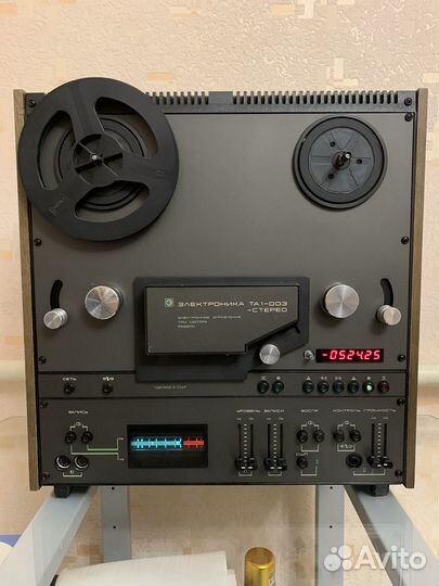 Катушечный магнитофон электроника 003