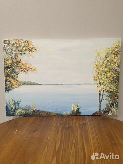 Картина маслом на холсте, живопись маслом, пейзаж