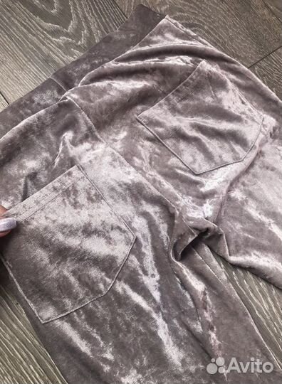 Велюровый спортивный костюм с капюшоном, XS