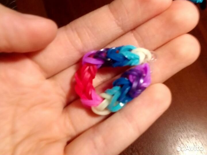 Чокер из резиночек и кольцо