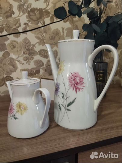 Чайно кофейный сервиз гдр