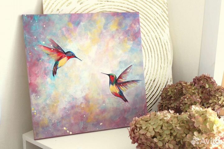 Картина акрилом современная интерьерная 