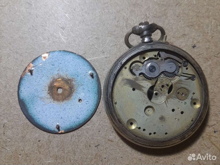 Часы карманные Швейцаоия на запчасти