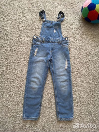 Джинсовый комбинезон 122/128
