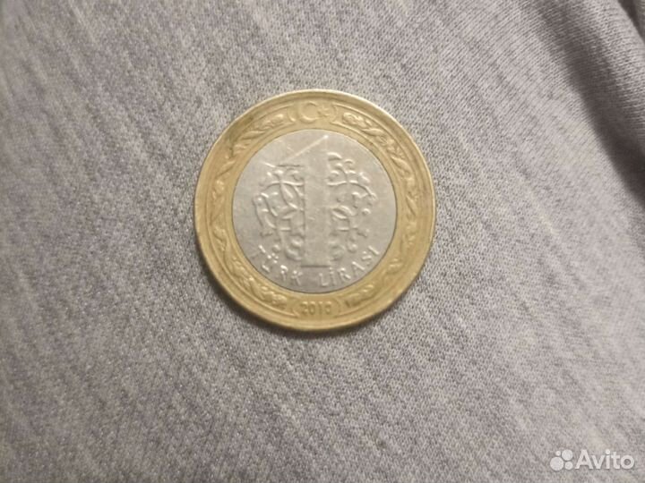 1 лира турецкая 2000года