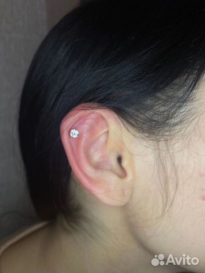 Прокол ушей, хряща, крыла носа, пирсинг